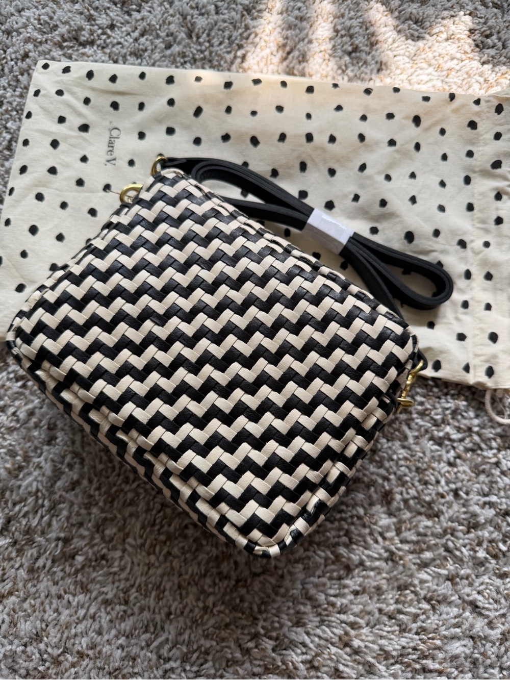 Clare V Zig zag Midi Woven - Picture 3 of 3
